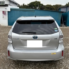 プリウスα 7人乗り シルバー 55万円の画像