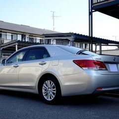 即乗りＯＫ クラウンハイブリッド ロイヤルサルーンG 衝突軽減ブレーキ レーダークルーズ HDDナビ フルセグTV Bluetooth バックモニター コーナーセンサー HID ETCの画像