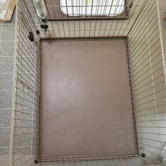 トレー付きサークルLサイズ　犬用サークル　ケージ　の画像