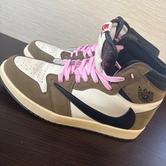 Travis Scott × Nike Air Jordan 1 Retro High OG TS SP "Sail/Dark Mocha" トラヴィススコット 29cmの画像