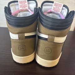 Travis Scott × Nike Air Jordan 1 Retro High OG TS SP "Sail/Dark Mocha" トラヴィススコット 29cmの画像