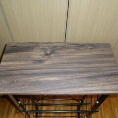 シューズラック 茶天板　シューズボックス 靴箱 収納 靴棚 の画像