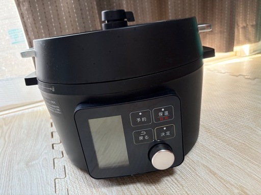 9/25購入使用３回アイリスオーヤマ 電気圧力鍋 自動調理器