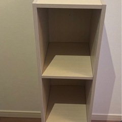 カラーボックス　白の画像