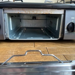 パロマ(都市ガス用)ガステーブル 24年製 [IC-S39-R] 火力抜群 (足折れ 油よごれあり)の画像