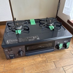 パロマ(都市ガス用)ガステーブル 24年製 [IC-S39-R] 火力抜群 (足折れ 油よごれあり)の画像