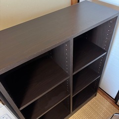 カラーボックス　木目の画像