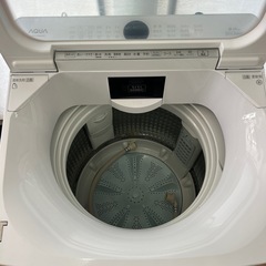【引取】AQUA全自動電気洗濯機 8キロAQW-VX8M 2021年製 の画像