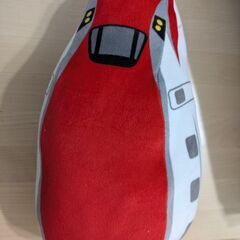 電車　クッションの画像