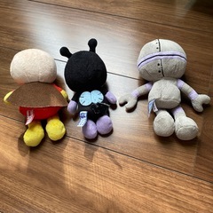 アンパンマン　バイキンマン　ダダンダン　ぬいぐるみの画像
