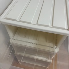 【衣類収納チェスト】FITSなど引き出し 4段 74×39の画像