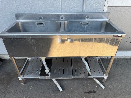 業務用調理機器　二槽シンク