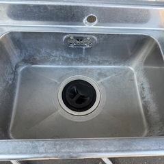 業務用調理機器　二槽シンクの画像