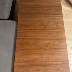【美品】ニトリ　モダンウッド調長方形テーブルの画像