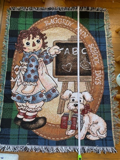 アメリカンゴブラン織りラグ