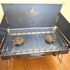 キャプテンスタッグ　ガスツーバーナーコンロの画像