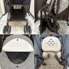 Combi コンビ スゴカルα compact エッグショック Simplight AW (グレージュ) A型ベビーカー 両対面式 コンパクトモデル オート4輪 1ヶ月～3歳頃対応 ベビーザらス限定の画像