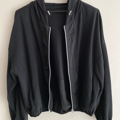 【お話し中】パーカー　女性用　Mサイズ　黒の画像