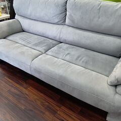 生活家具 二人掛けソファー ライトグレーの画像