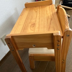 【幼児用】机、椅子セットの画像