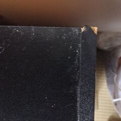 【家具】二段のカラーボックス　黒　瑕疵ありの画像