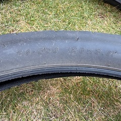 ファットバイクのタイヤ＆チューブの画像