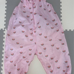 【新品未使用】お砂場着 90  はっ水の画像