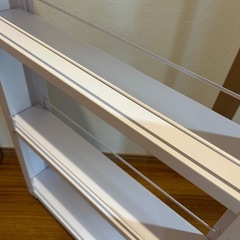 【ニトリ】隙間収納 スチールワゴン 幅10cmの画像