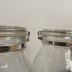 【中古品】密封びん　2個セットの画像