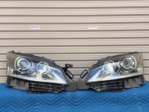 LS460 USF40 USF41 USF45 USF46 純正 ヘッドライト 刻印34 2眼 左右セット