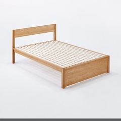 【無印】廃盤品 セミダブルベッド 1台の画像