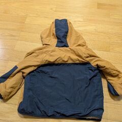 BACK & FORTHキッズジャケット 100cm ブラウン/ネイビーの画像