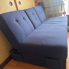 ソファーベット(ブルー)の画像