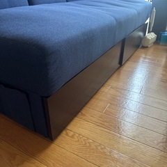 ソファーベット(ブルー)の画像