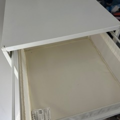 🧺【引き取り限定】IKEA スチール×布製 6段収納ラック／チェストの画像