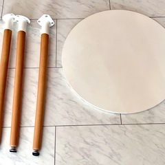 ダイニングテーブル 円形 テレワーク イームズ テーブル 丸テーブル 白 60cm  テーブル カフェテーブル ティーテーブル 一人暮らしの画像