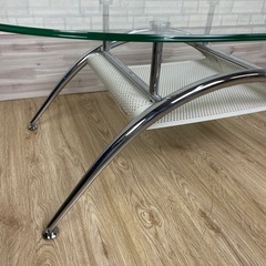 ガラス ローテーブル センターテーブルの画像