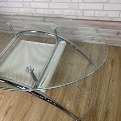 ガラス ローテーブル センターテーブルの画像