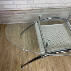 ガラス ローテーブル センターテーブルの画像