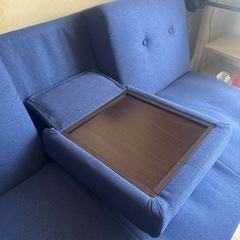 ソファーベット(ブルー)の画像