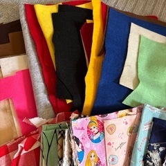 ハギレ、手芸用品セットの画像