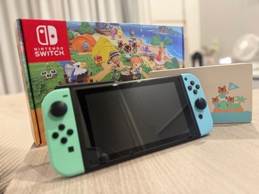 
ニンテンドースイッチ　Nintendo Switch あつまれどうぶつの森セット　美品　使用者女性　