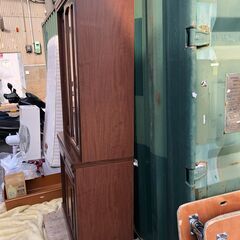 JM20415K) 食器棚/キッチンボード＜幅：約87cm 高さ：約195cm 奥行：約43cm＞中古品【取りに来られる方限定】　 の画像