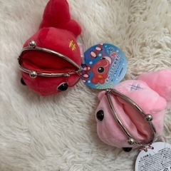 金魚 ぬいぐるみ がま口の画像