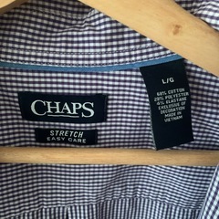 チャップス シャツ Lサイズ チェック柄の画像