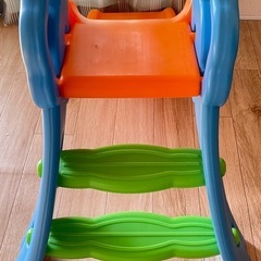 トイザらス　折りたたみ滑り台　オレンジ　ブルー　室内遊具 子供用の画像
