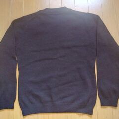 ウールセーター　Mサイズ　レディース　黒　未使用　ウール100%の画像