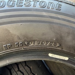 ハイエース　純正タイヤ　ブリヂストン　2025年製造 　 走行少しの画像