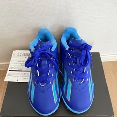 美品 アディダス 17cm キッズ サッカー フットサル トレシュー スパイクの画像