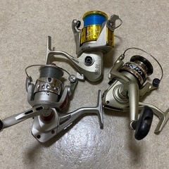 スピニングリール　2つセットの画像